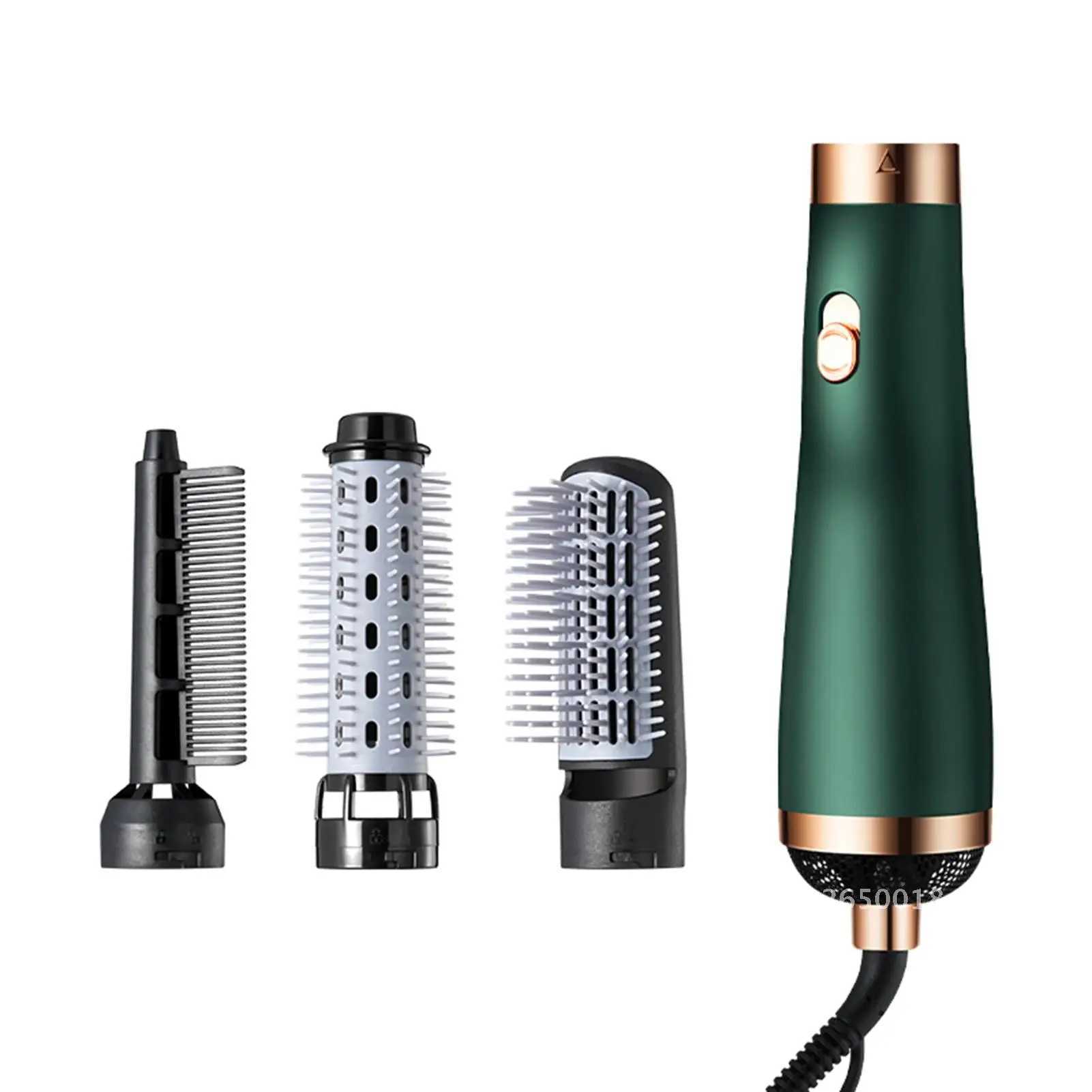 Curling Irons 2021 New Womens Hair Ionic Brush Styling Machine Lightweight 3-in-1 Brush Drying Machine Styling Brush Warehouse Tool Hot RU Air Blowers