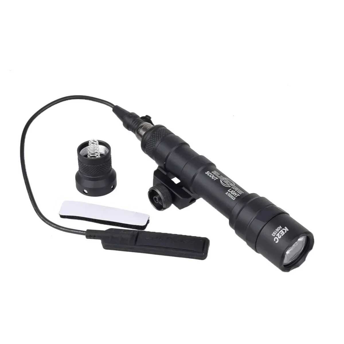 M600 M600B Weapon Flashlight 5 Stys Button Rote Switch Fit 20mm Rail Airsoft Rif AR15 Hunting Scout D Gun LightXJ250303