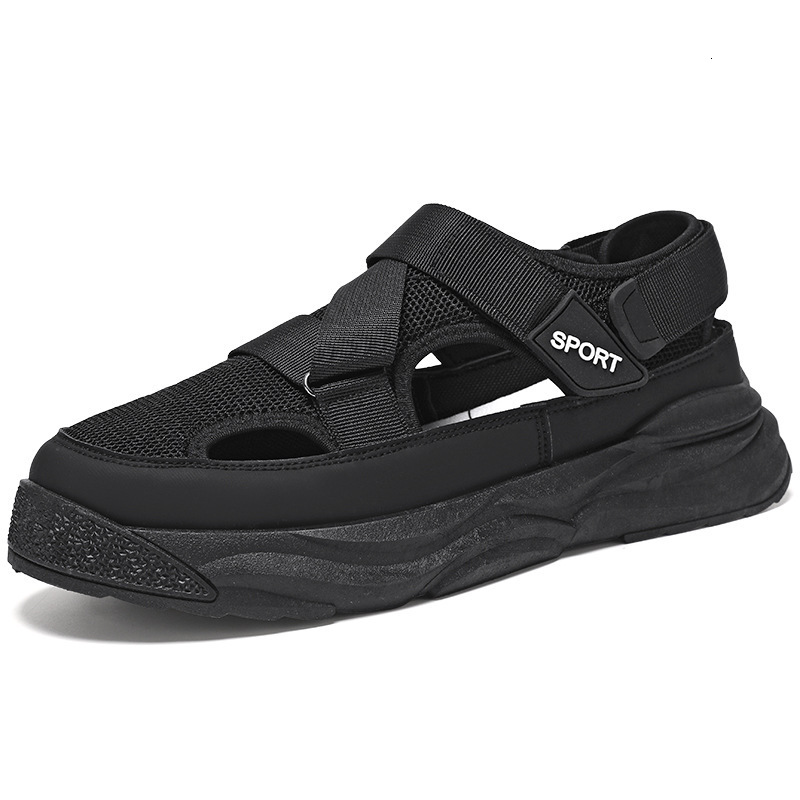 Men s Designer s New Summer 2025 Outdoor Multifunctional Hollow Breathable Toe Cap Casual Sports Shoes Versatile Thick Soled Sandals