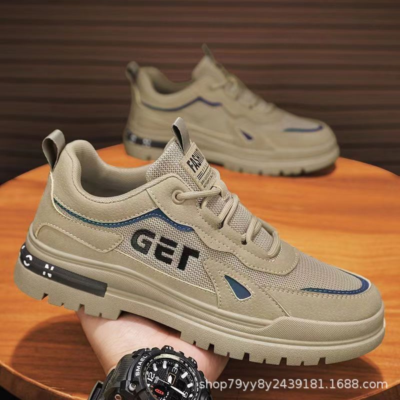 2024 Summer Designer s New Mesh Anti Slip Odor Proof Wear Resistant Breathable Leisure Multi Functional Outdoor Sports Work Men s Shoes