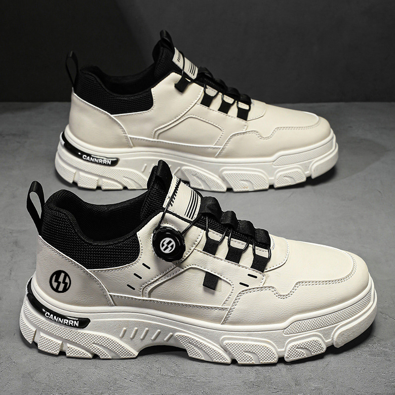 2025 Four Seasons Designer s New Original Niche Fashion Trend Versatile Breathable Martin Boots Thick Soled Casual Board Shoes Men s Sizes 39-44