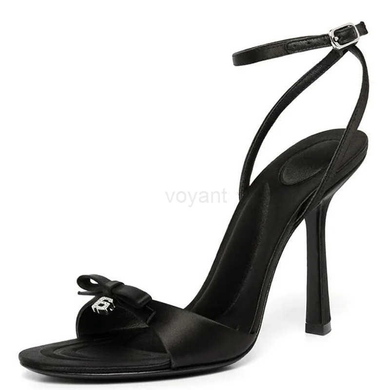 Wen Open Toe Ankle Strap Stiletto Heel Dress Sandals Elegant Wedding Party Shoe Pumps High Heel Summer Classic Sexy Rhine Z250304