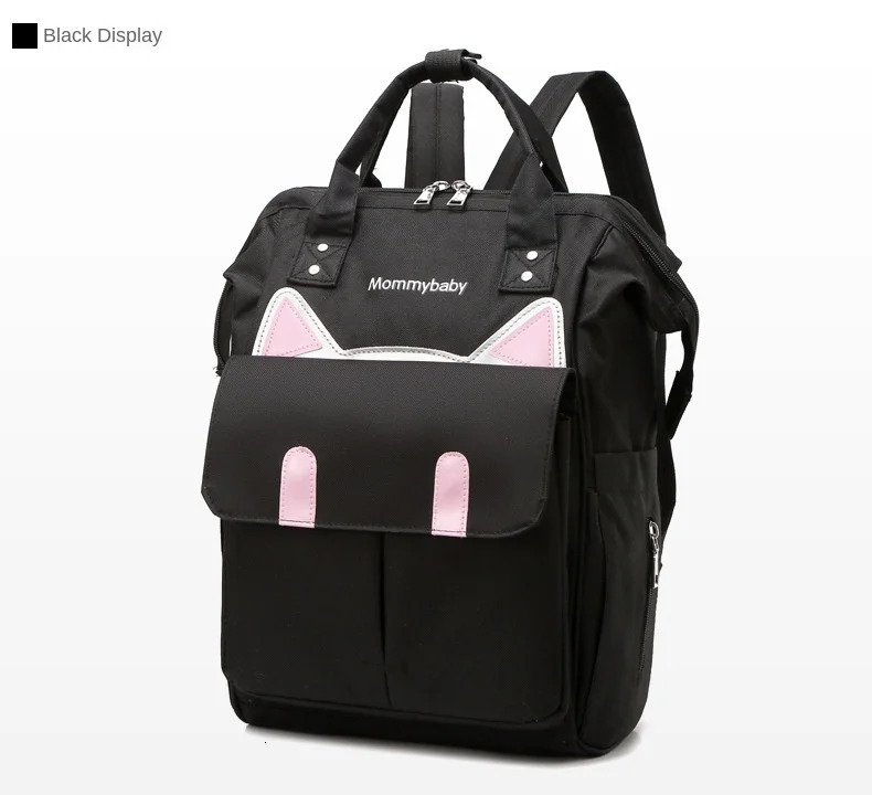 Mommy Mother and Baby Backpack Outing Student Bag Fashion Portable Shoulder Large Capacity Multi-functional Shoulder 250304