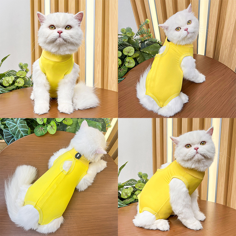 Cat Sterilization Vest Anti-licking Recovery Clothes Puppy Jumpsuit Kitten Sterilization Suit for Small Medium Dogs Cat Supplies