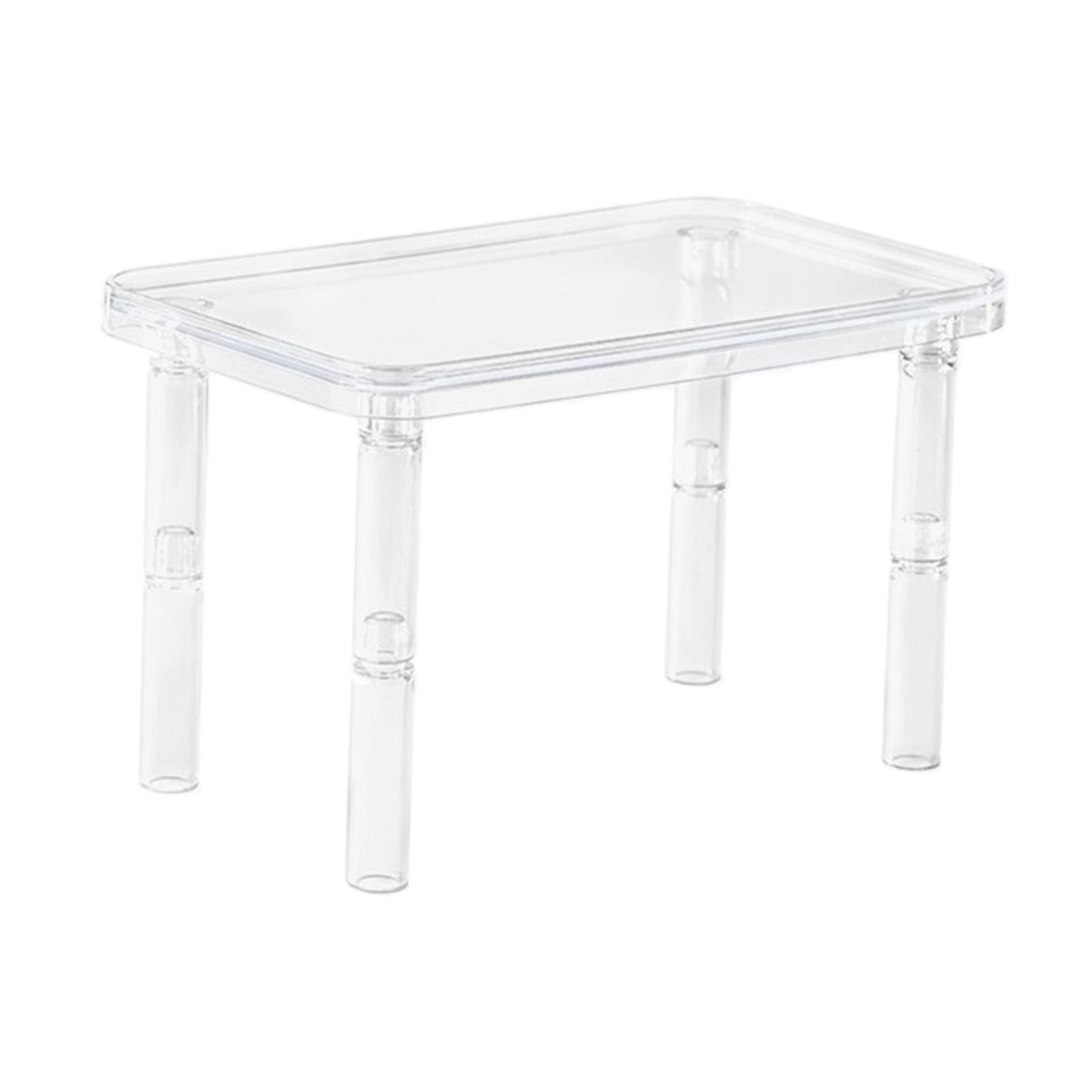 Small Animals Platform Table with Pillars Portable Hamster Platform Habitat Decor for Squirrel Rat Chinchilla Exercise Toys