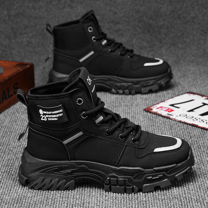 High Top Martin Boots 2025 Designer s New Original Hot Selling Men s Lace Up Fashionable Multifunctional Thick Soled Sports And Leisure Short Boots