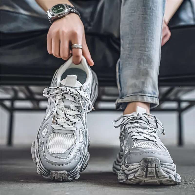 Sneakers Male casual Mens tenis shoes Trainer Race Breathable fashion loafers running Shoes men