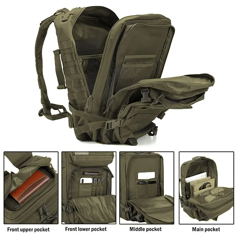 Ship from US Womens Schoolbag Waterproof Large Capacity School Backpack50L Backpack Mens Travel Rucksacks Men Outd 250304FBB