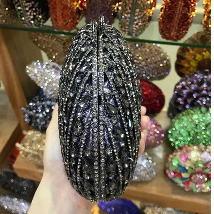 New Design Ladies black/pink/red Evening Bag Women Sequined Beaded Wedding Party wallet High Quality Clutch purse With Chain Z250303