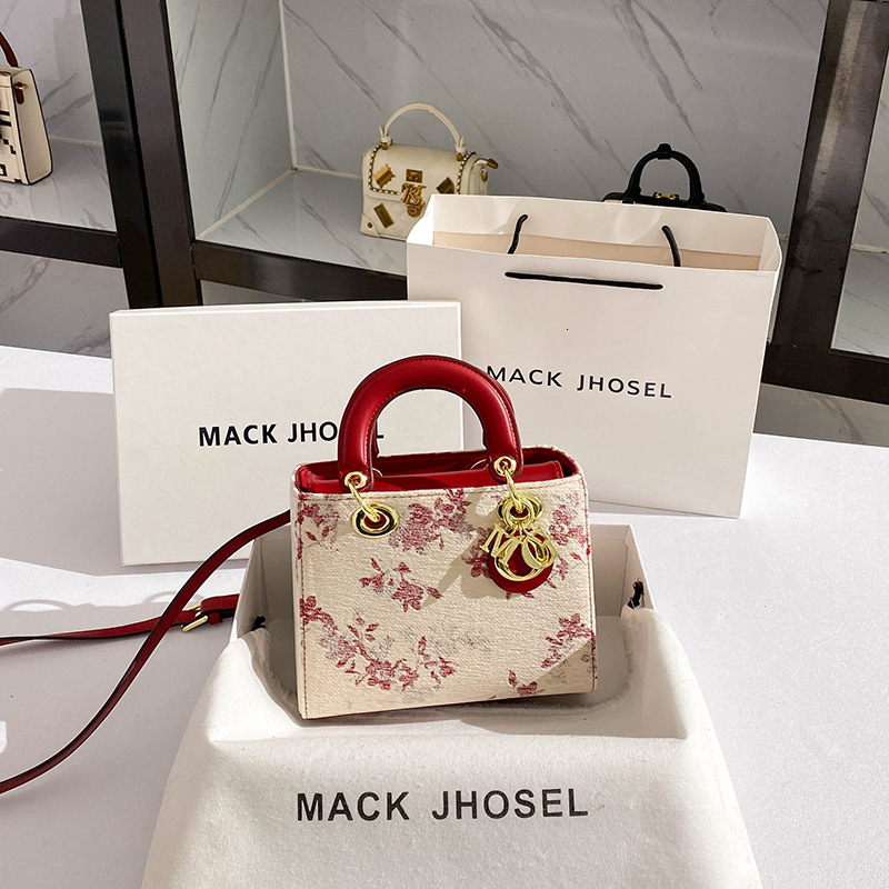New Designer Bag High-quality Luxury Embroidery Noble Consort High-end Handheld Small Square Bag Wallet Party Bag