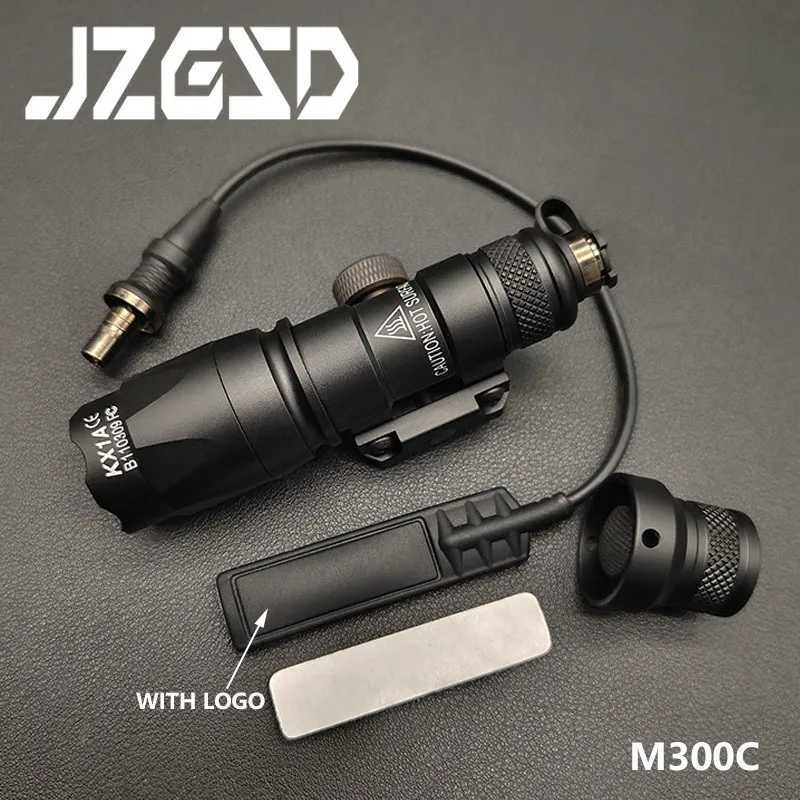 Tactical SF M300 M600C M300C A M300B Weapon Gun light Lanterna Airsoft Rif Flashlight Scout Lights Torch Hunting Pictinny RailXJ250303