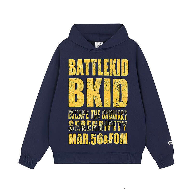 China-Chic Autumn/Winter New American Fashion Brand Couple Hoodie Coat mottled letters hooded sweater women