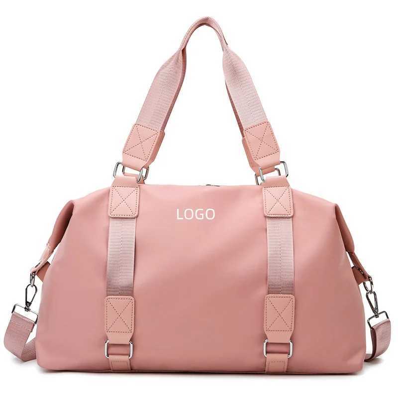 2025 Fitness Bag Hand-held Training Yoga Bag Womens Large Capacity Business Travel Luggage Bag Short Distance Luxury Travel Bag Y250304