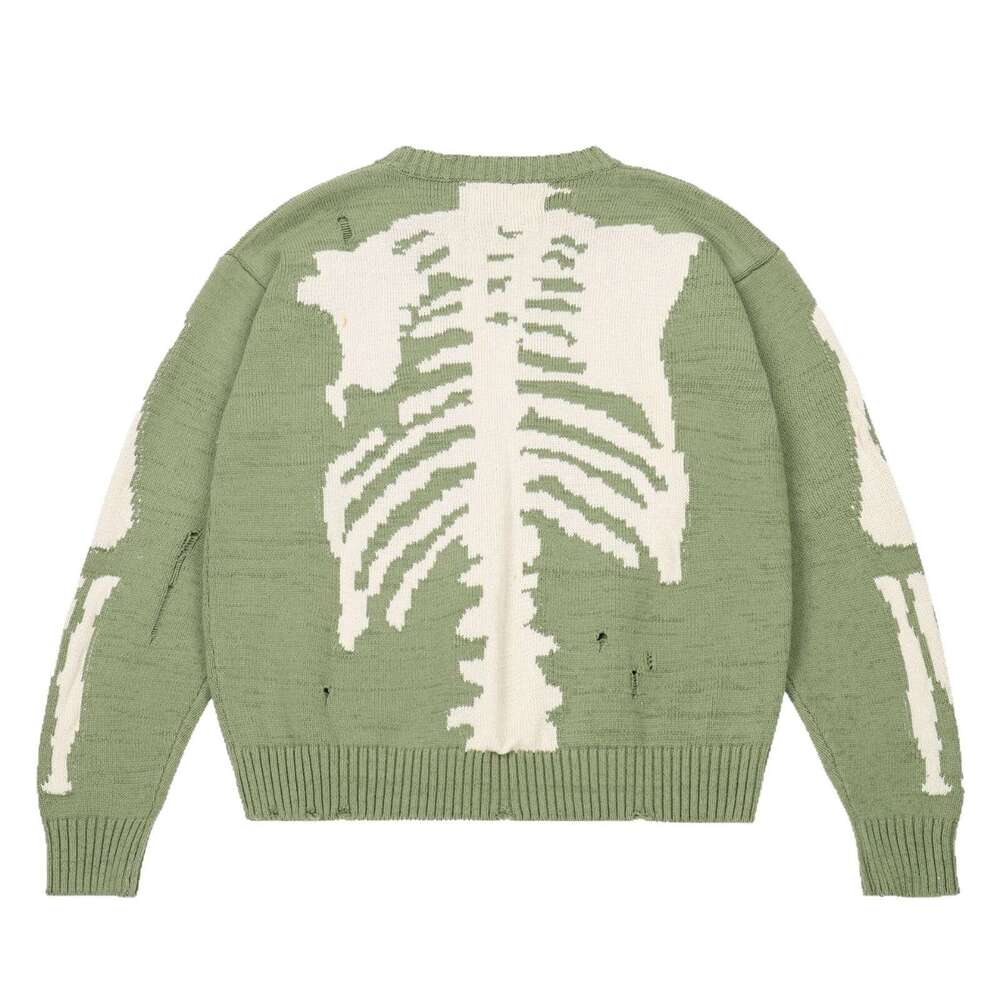 Hip Hop Sweater Street Loose 3D Printed Coarse Needle Long Sleeve Hoodie Men's and Women's Piercing