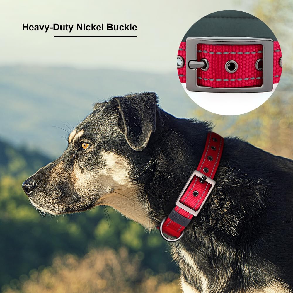 Adjustable ZIIZO Genuine Leather Dog Collar - High-Quality Material Ideal for Training & Everyday Use