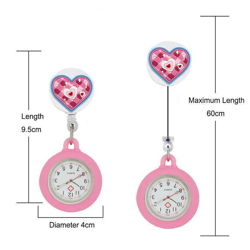 YIJIA Cartoon Cute Heart Hospital Medical Supply Clip-on Hanging Lel FOB Doctor Nurse es with Sile CoverXJ250304