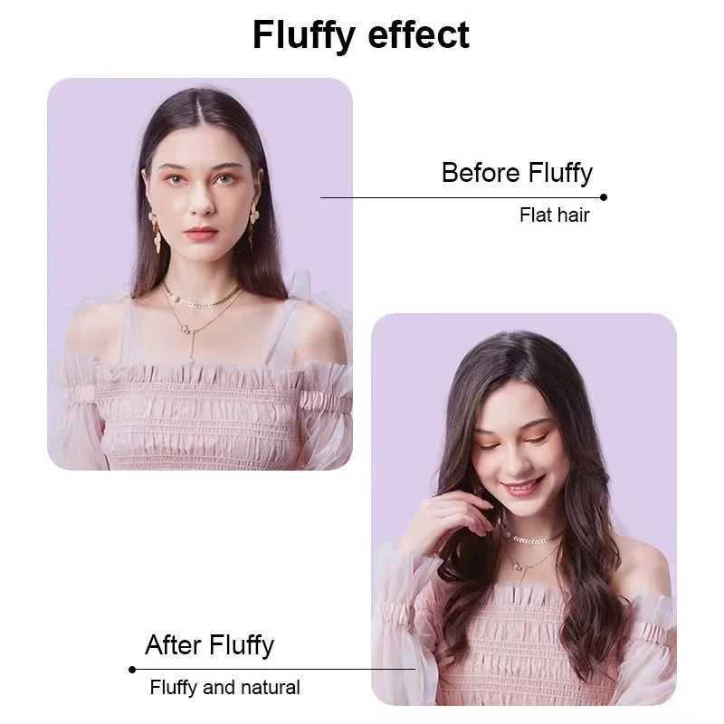 Curling Irons AkiraCosme Ceramic Middle Volumizing Hair Iron Negative ion Fluffy Corn Iron Curler Corrugated Hair Crimper Flat Iron z250304