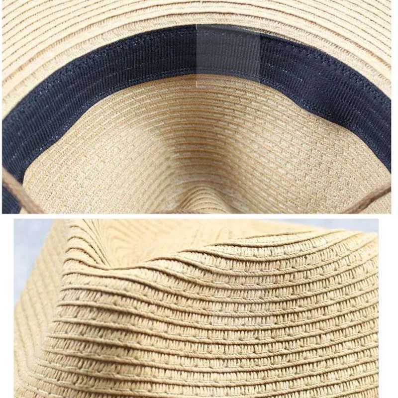 Big Size 62cm Summer Per Str Hat for Men Sun Hat Male Sunscreen Hat Travel Vacation Holiday Big Head Size Sun Hats MaleXJ250304