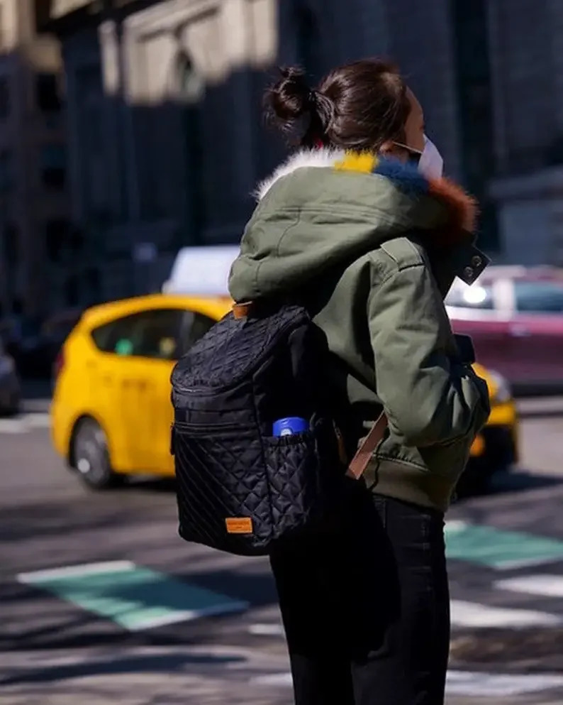 Baby Urine Bag Backpack Multi functional Urine Bag Organizer with Milk Bottle Bag Baby Bag 250304