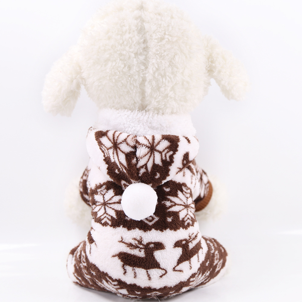 Winter - Spring Fleece Pet Garments: Cozy Four - Legged Clothes for Small and Medium - sized Dogs like Pomeranian, and Suitable for Cats