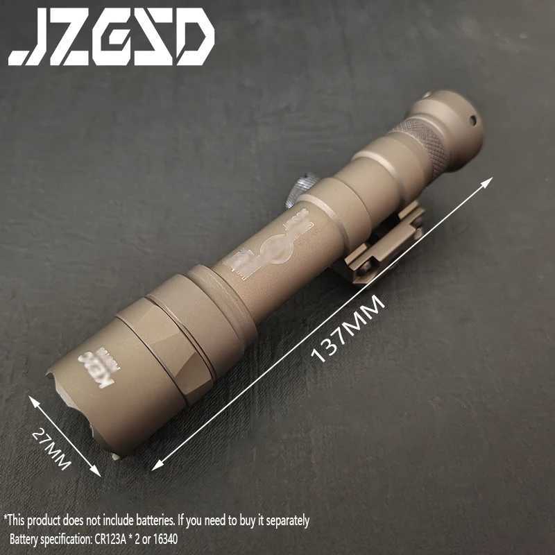 Tactical Metal SF M600 M600B M600C Airgun Weapon Light White D Flashlight for Rif AR15 M4 M16 TorchXJ250303