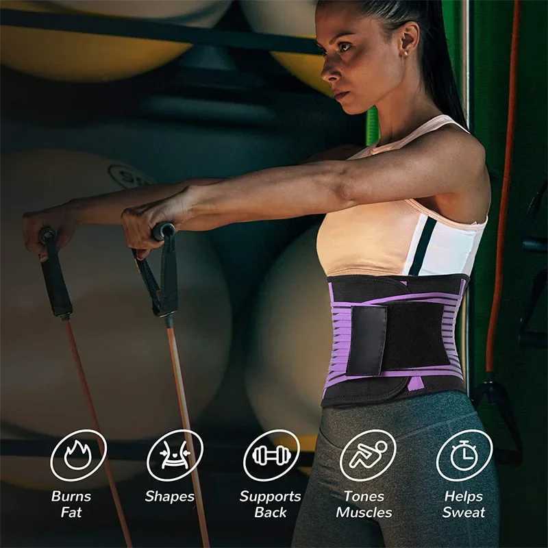 Womens Waist Trainer Body Shaper Slimming Belt Sheath Belly Tummy Control Sweat Shapewear Workout Gym Clothes Corset UnderwearXJ250304