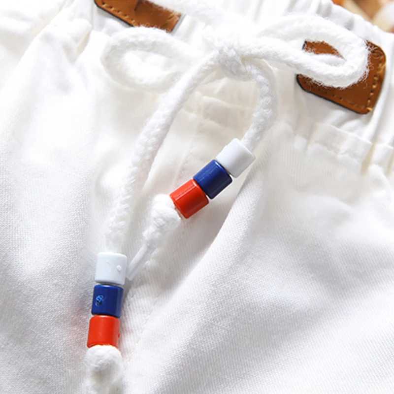 White Shorts Men Cotton Casual Shorts Bermudas Summer Slim Fit Drawstring Shorts Daily Wear Soft Touch and Comfortable PantsT250304