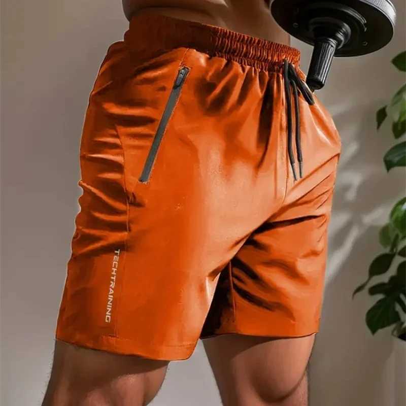 UETEEY Summer Shorts Men Gym Sport Running Squat Fitness Workout Man Short Pants Breathable Quick-drying Drawstring Mens ShortsT250304