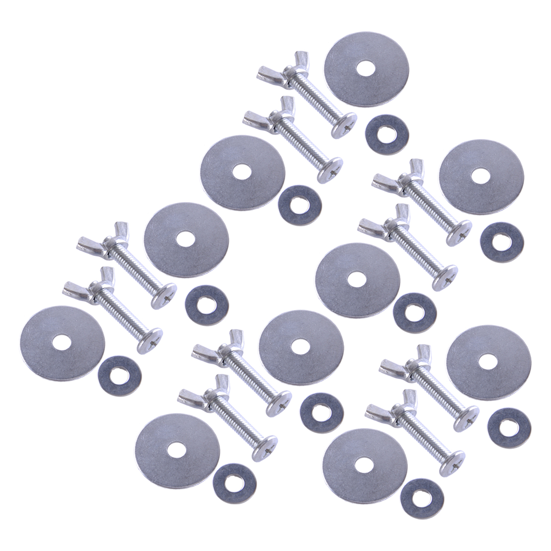 10 Sets M6 Retaining Fitting Screw Kit DIY For Bird House Cage Nest Parrot Breeding Box