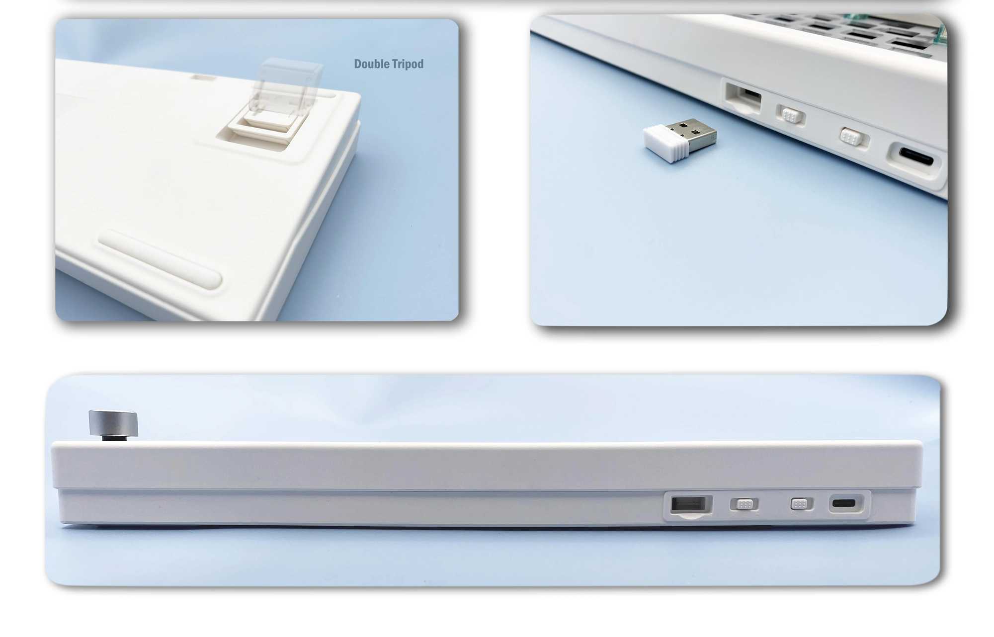 GMK67 Mechanical Keyboard Kit 5.0/2.4G Wireless/Wired Pad Installation Game Keyboard Custom Keyboard Kit Z250304