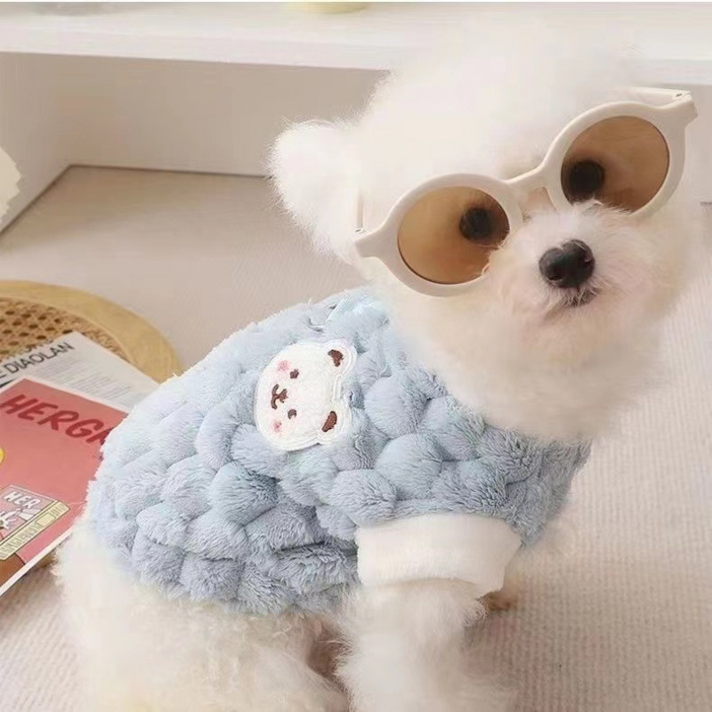 Adorable All - Over - Patterned Breathable Harness Tops for Dogs in Spring & Summer. Lightweight and Anti - Hair - Fall, Ideal for Poodles,