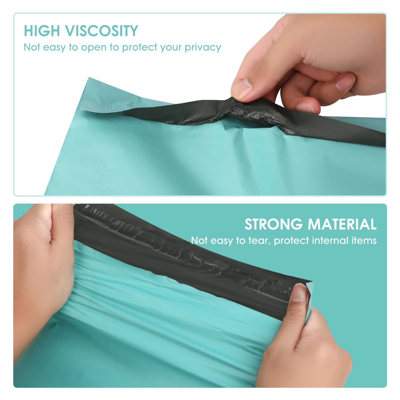 Ship from U.S. 50/100/200pcs Packaging Bag Courier Plastic Opaque with Durable and Waterproof Material Suitable for Mailing Postage 250303FBB