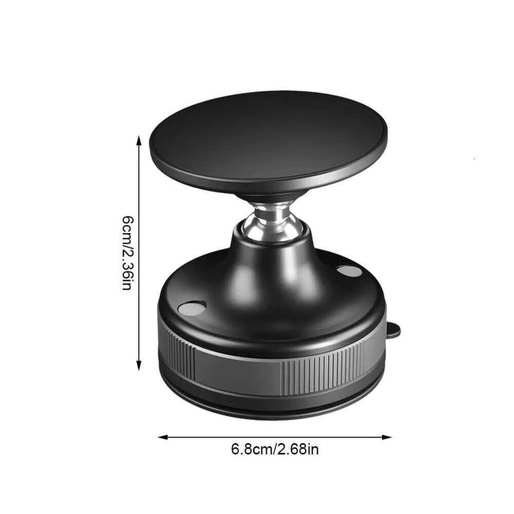 Magnetic Mobile Phone Holder 360 Rotatable Vacuum Adsorption GPS Navigation Bracket For IPhone 15 14 13