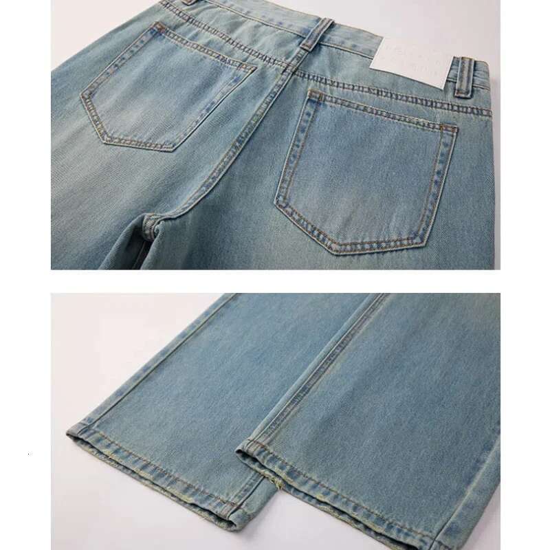Spring-Summer Clanfit Trend-E Casual Slim Slicker Lyocell Basic All-Match Jeans