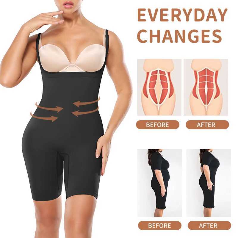 Women Full Body Shapers Seamless Bodysuit Shapewear Tummy Slimming Sheath Abdomen Reducing Corset Butt Lifter Booty EnhancerXJ250304