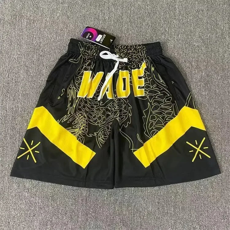 2024 The Latest Wade American Sports Basketball Shorts 3D Digital Printing Casual and Comfortable Breathable Quickdrying 250225