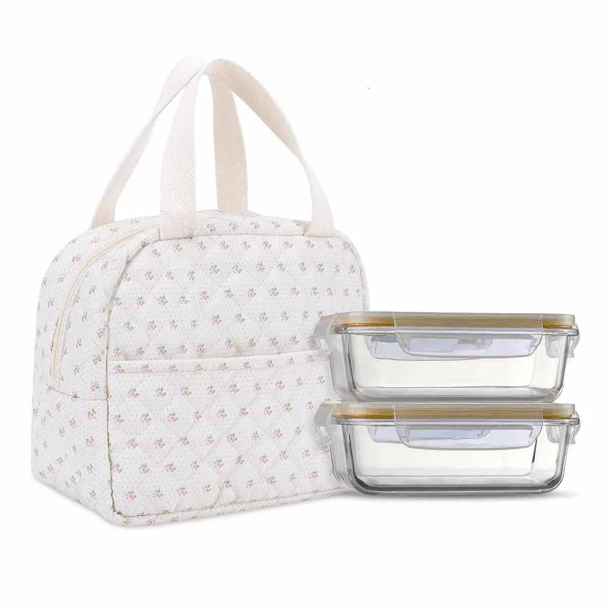 YANZAI Printed Portable Mom Handbag Diaper Storage Bag 250228