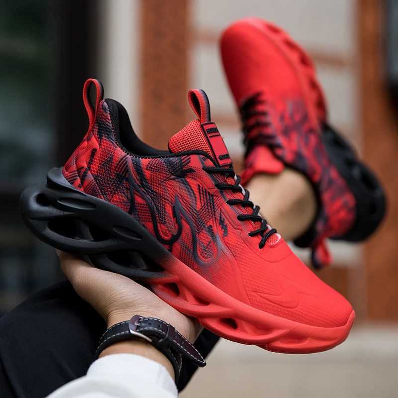 High Quality Red Mens Running Shoes Platform Blade Sneakers Man Women Sport Sneaker Comfortable Men Athletic Shoe tenis hombres Z250225