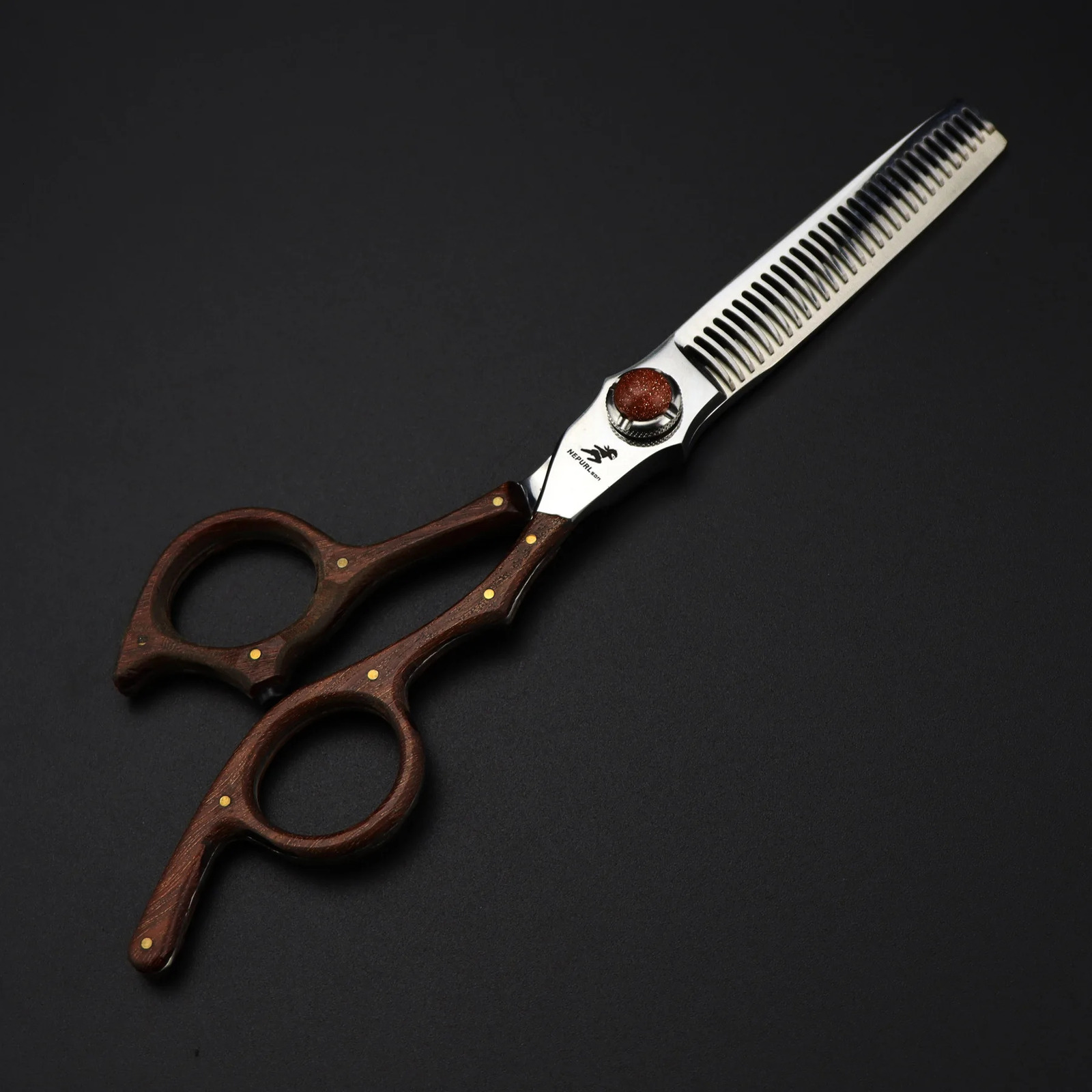 High quality japanese VG-10 hair cutting shears wooden handles scissors professional hairdressing scissors MC310 250304