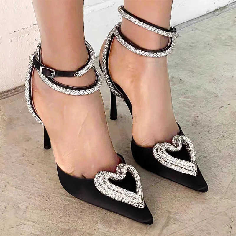 Wen High H Sandals Summer Casual Party Stilettos Shoes for Wen Luxury Rhine Designer Sandals Wen Zapatos De Mujer Z250304