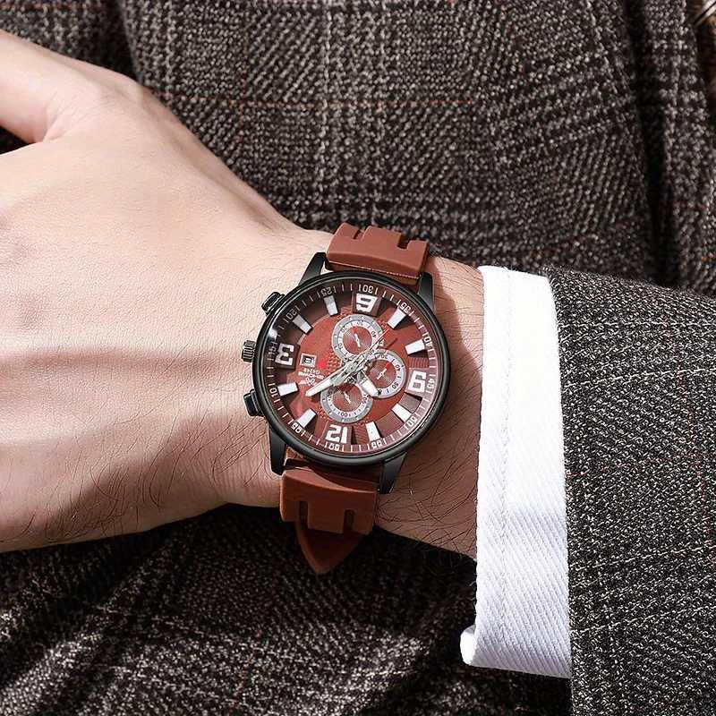 1pc three eye mens quartz sport mens suitable forms and young students holiday birtay gift - no gift boxXJ250304