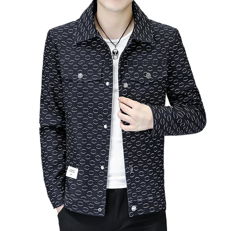 2024 High Quality Fashion Handsome Trend Business Men Korean Casual Jacket Short Homme And West 250304