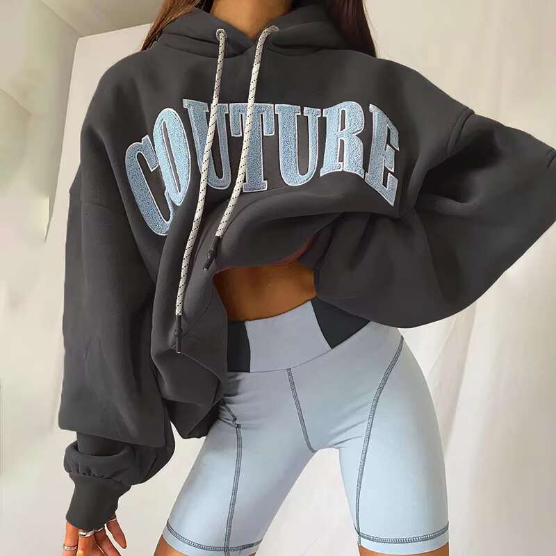 Wholesale 2022 New Fashion INS Women's Hoodies Loose Sleeveless Casual Sweatshirts