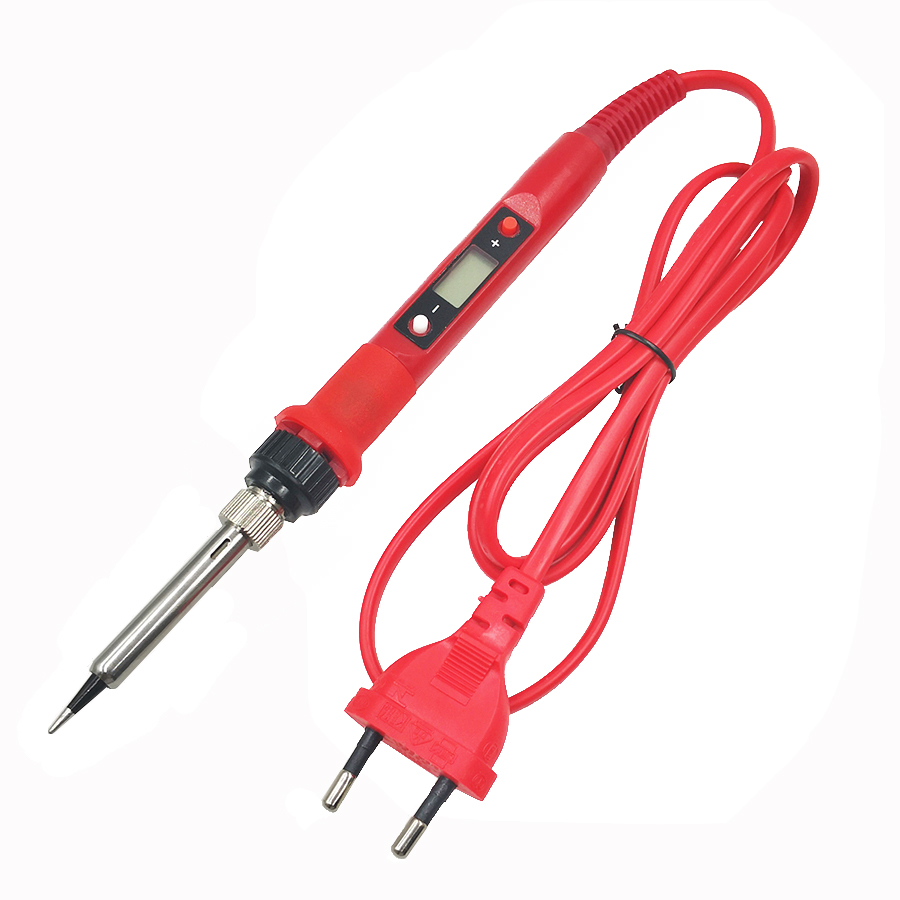 80W Digital Electric Soldering Iron Set Kit 220V 110V Temperature Adjustable LCD Display Solder Welding Iron Tool Tips 60W/80W