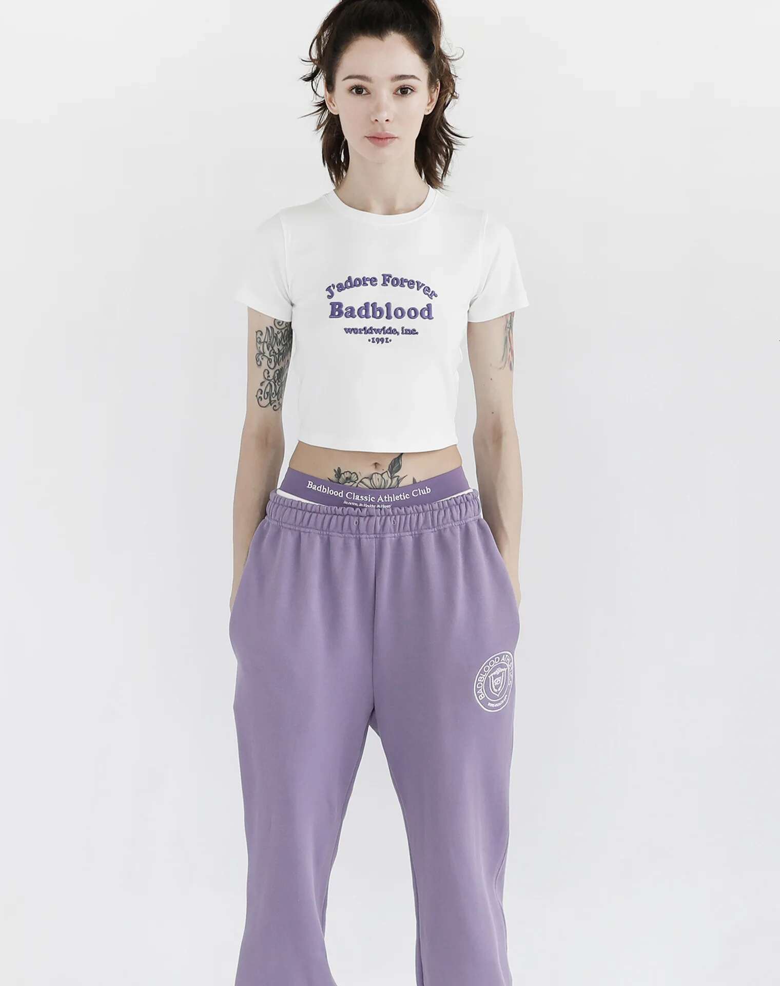 Badblood American Short Sleeved Top Design Sense Pure Cotton T-Shirt 2024 New Summer Collection