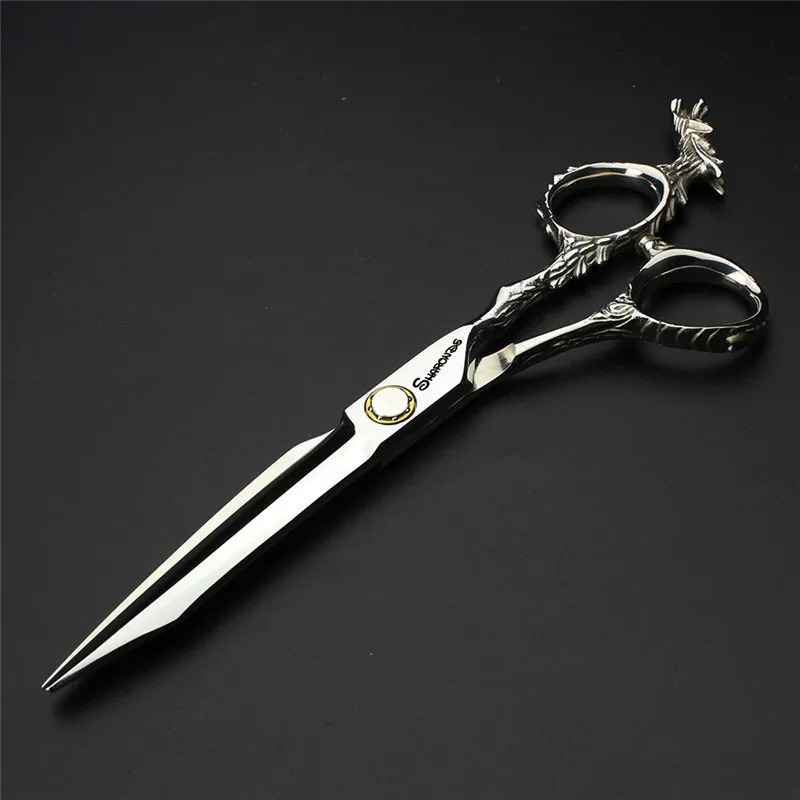 Professional hair stylist hair cutting 6 inch 440C hairdressing scissors Japanese craft bearing dragon thinning set 250304