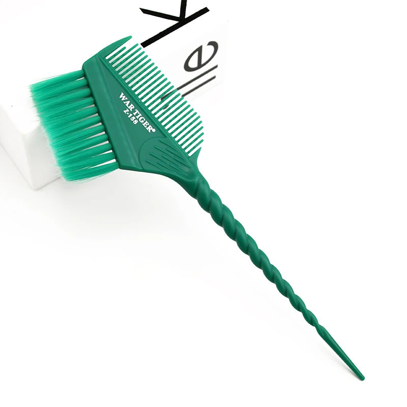 brush hair coloring products double-sided Sharp tail unicorn brush hairdresser color comb 250304