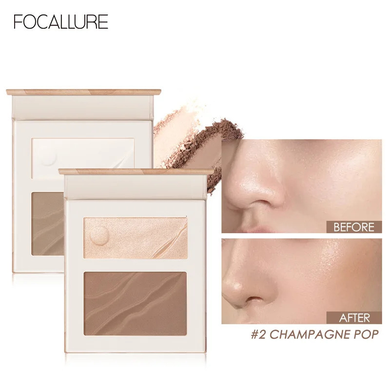 FOCALLURE Bronzer Highlighter Palette For Face Professional Long Lasting Natural Matte Concealer Contouring Makeup Cosmetics 250227