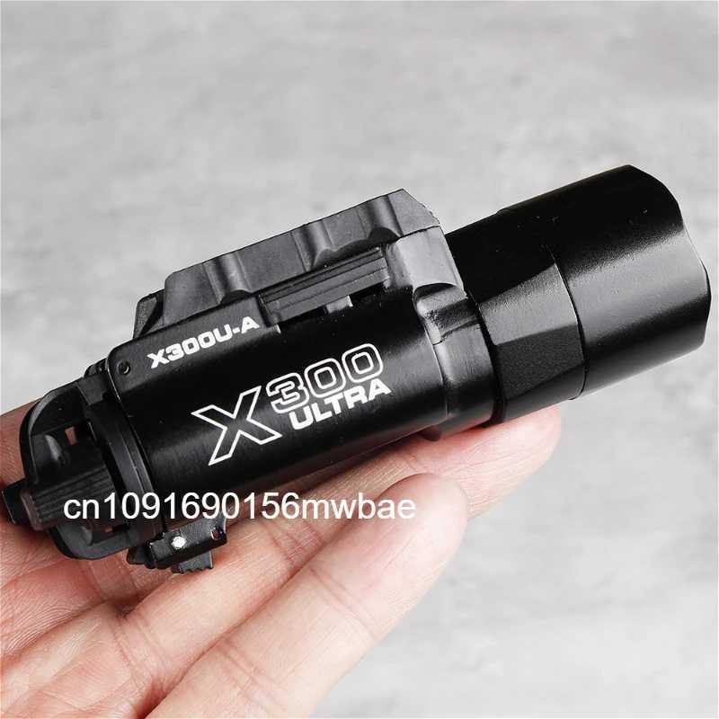 Body X300U Scout Light Gun Light Lantern Rif Strobe Flashlight Fit 20mm Rail Airsoft Hanging FlashlightHuntingXJ250303