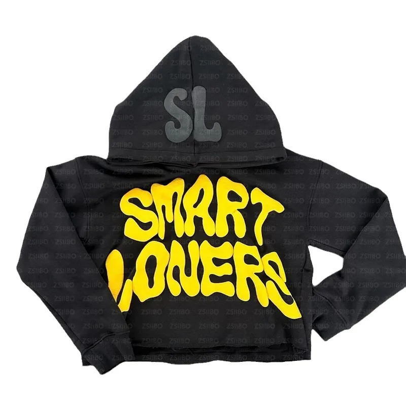 2000s Y2K Hoodie Pullover Sweatshirt Harajuku Hip Hop Retro Letter Print Oversized Hoodie Gothic Hoodie Tops Women Clothing 250303